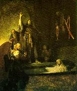 The Raising of Lazarus Rembrandt